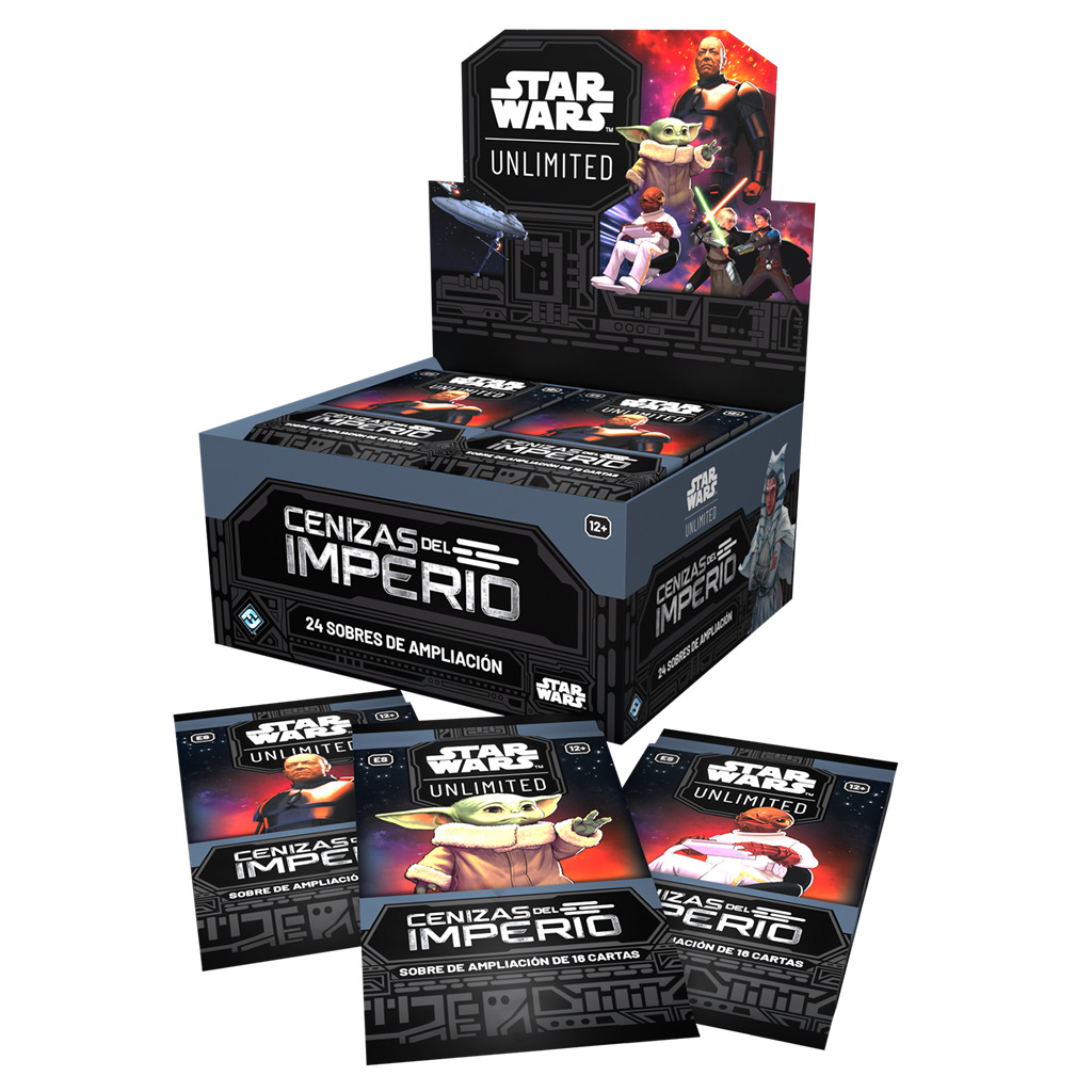 Star Wars Unlimited Cenizas del Imperio Booster Display Español